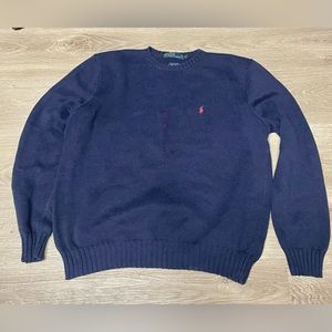 Ralph Lauren polo horse knit sweater. Used mint condition no flaws size XL